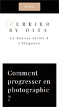 Mobile Screenshot of perrierbydita.com