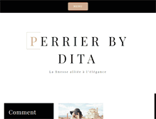 Tablet Screenshot of perrierbydita.com